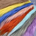 CGGJNUOH 8cm White Long Faux Fur Fabric Handmade Immitation Fur Soft Plush Clothing Fabric Toys Beard Hair Christmas Sewing Accessories. 