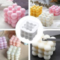 Candle Mold for Pouring, Silicone Bubble Candle Candle Mold Candles Yourself Make Square Candle Molds. 