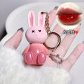 Gege bear cute color water gloss lip gloss cute bunny no-makeup keychain lip gloss lipstick matte optical. 