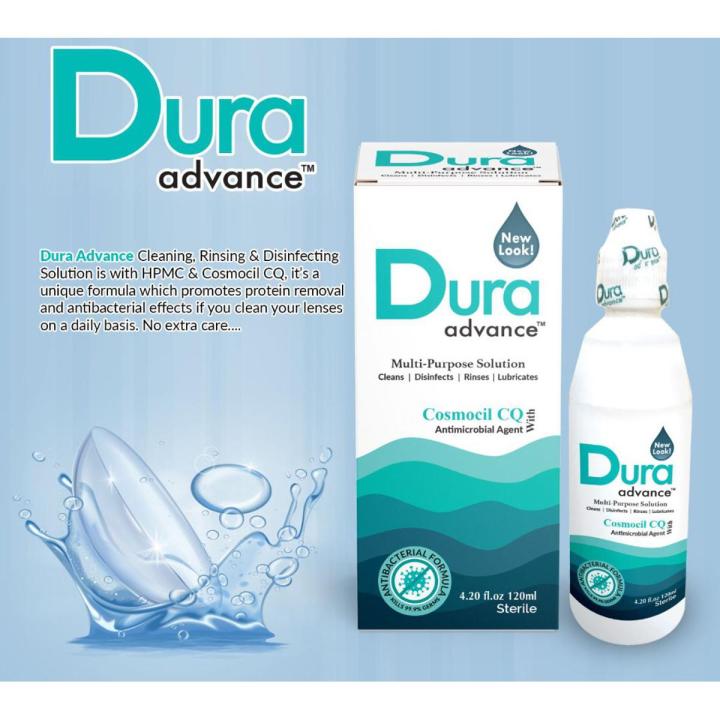 DURA ADVANCE LENS SOLUTION 360 ML(WITH LENS CASE AND KIT)