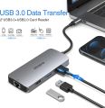 ZMUIPNG (ZM0501) 9 IN 1 USB C Hub Multiport Adapter, USB C Dock with Ethernet HDMI,  USBC Hub to 4K HDMI,Ethernet,100W PD,USB-C,3 USB Ports,SD/TF, USB Type C Dongle Docking Station for MácBook Pro M1 MácBook Air Surface,Dėll,HP and More. 