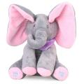 100% High Quality Baby Soft Plush Toys Peek-a-boo Elephant Music Animated Stuffed Animal Kids in pakistan. 