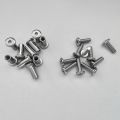 Binding screws-10 x single screw (M6 x 20mm)
10 x pair lock nuts (M6 x 18mm)-silver. 