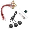 Guitar Pickup 3x Piezo Pickup Transducer with 15Pcs 27mm Piezo Discs with s Mic D Trigger Acoustic Pickup. 
