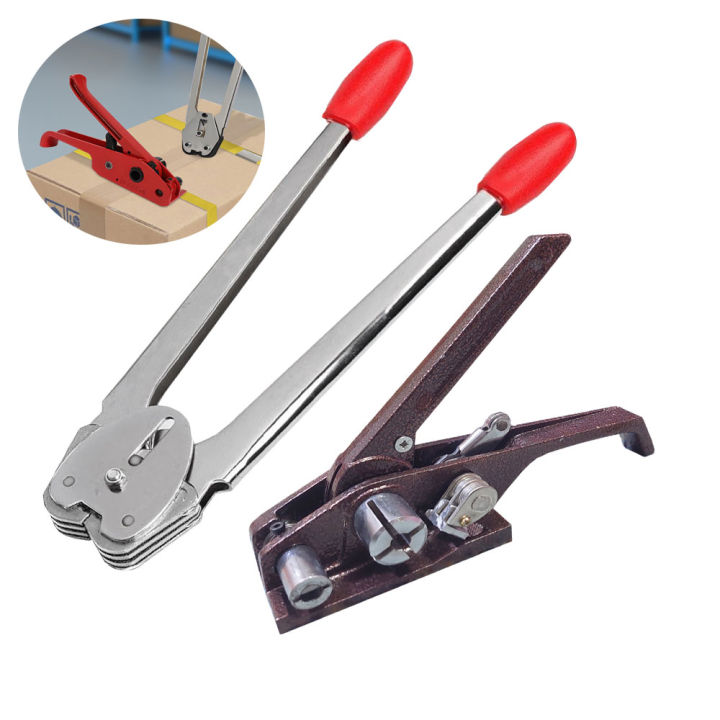 Strap Tensioner & Sealer For PP/PET Plastic Strap Manual Strapping Sealing Packing Tool Set