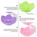 Double layer flower soap holder tray. 