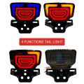 Motorcycles Bike Fancy Tail Back Light Running DRL Light with left right Indicator Multifunctional LED 70cc And 125cc LED - NF MART. 