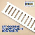 Pak Arab PVC Gate Grill For Commercial & Residential | Gate Grill For Indoor & Outdoor Water Sewerage Solution Easy To Installation | Sanitary Solution. 