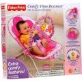 Fisher Price Baby Bouncer Toddler Rocker with Calming Vibration - Pink. 