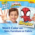 Crayola Spiderman Coloring Pages and Mess-Free Markers. 