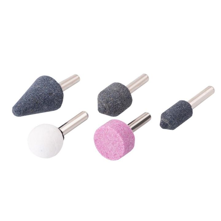 MOUNTED STONE DIE GRINDER STONE MOUNTED STONE DIE GRINDER STONE Rotary Bit Set  (5 Bits)