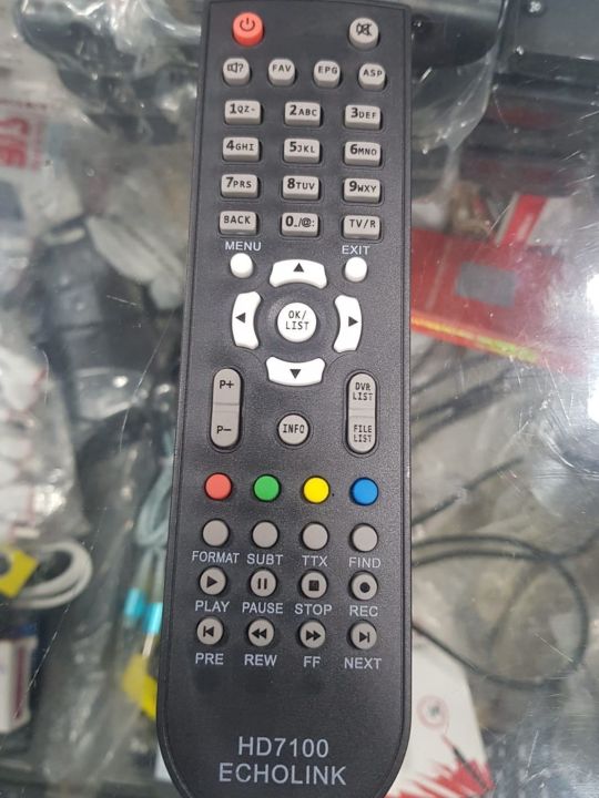 Echolink Satellite_ Receiver Remote Control 7100