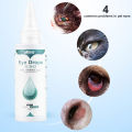 60ml Pet Supplies Dog Cat Remove Tear Stains Dirt Health Care Liquid Eye Drops. 