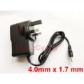 1pcs AC - DC power 6V 500mA 0.5A Adapter for Omron HEM-7121 HEM-7120 M2 Basic Blood Pressure Monitor UK plug. 