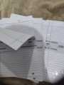 Assignment Papers Sheets, A4 Size, Narrow Lines, 70 Grams, White and Color Border, Single Sided & Double Sided.. 
