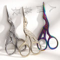 Mr.paper Antique Stork Sewing Art Scissors Made Stainless Steel Suitable for Daily Cutting Embroidery Sewing Craft Art Works Absurd Zon. 
