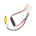 ZOROOM 4 Pin Car Reverse Camera Retention Wiring Harness Cable Plug Adapter Connector Fit for Toyota. 