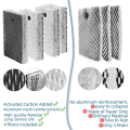 HWF100 Humidifier Wick Filter E Spare Parts Accessories for Holmes HWF100-UC3 Bionaire BWF100 Humidifiers - 4 Pack. 