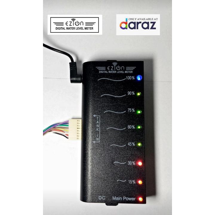 Ezion Smart Water Tank Level Meter – 8 Durable Aluminum Sensors | Accurate 24/7 Real-Time Monitoring for Home & Industrial Use