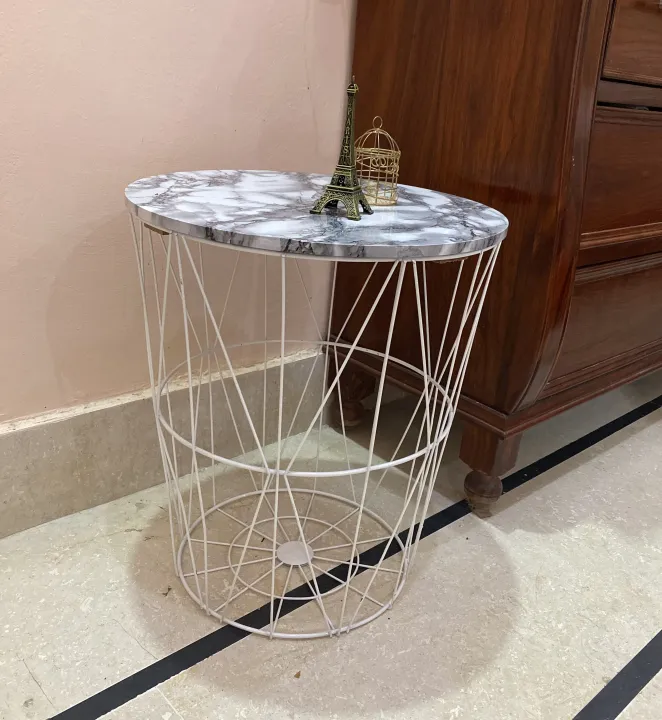 METAL%20WIRE%20REMOVEABLE%20MDF%20WOOD%20TOP%20ROUND%20COFFEE%20SIDE%20TABLE%20STORAGE%20BASKET%20(16L%20X%2016W%20X%2018.5H)%20-%20Image%204