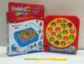 Fishing Game For Kids with 15 Fishes and 2 fishing rods, Battery Operated. 