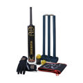 CU Sports Professional Tape Ball Cricket Full Kit Markhor Bat+ Gloves+ Pressure Balls+ Wicket Set. 