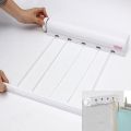 5-Line Retractable Clothesline Wall Mounted Laundry Laundry Washing Line Dryer Drying Line. 