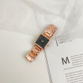 New Fashion Luxury Square Watches Women Quartz Bracelet Watches Ladies Dress New Wristwatch Rose Gold Clock Relogios. 
