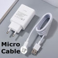 Original Vivo 18W Fast Charger Adapter - Quick Charge 3.0, Dual Engine, with Type C and Micro Data Cable. 