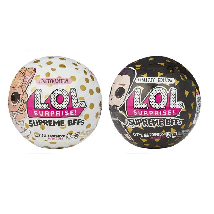 LOL Surprise BFF Limited Edition Black and White Balls - Assorted Color