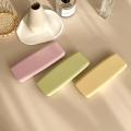 L+R Marked Contact Lens Case Storage Solution Random Color Lens Holder Travel Friendly Portable Soaking Container for Travel Use Lens Care Optical Hygiene Contact Lens Users Eyewear Protection. 