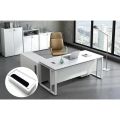 Aluminium Cable Hole Cover Desk Computer Wire Cable Tidy Outlet Square Cable Outlet for Management of Office & Computer Desk Wires, Available in 3 Sizes(Small, Medium, Large). 