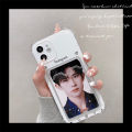 Korean INS Screenshot Card Bag Phone Case For iPhone 11 12 13 Pro XS Max X XR SE 7 8 Plus Photo Frame Soft Shockproof Back Cover. 