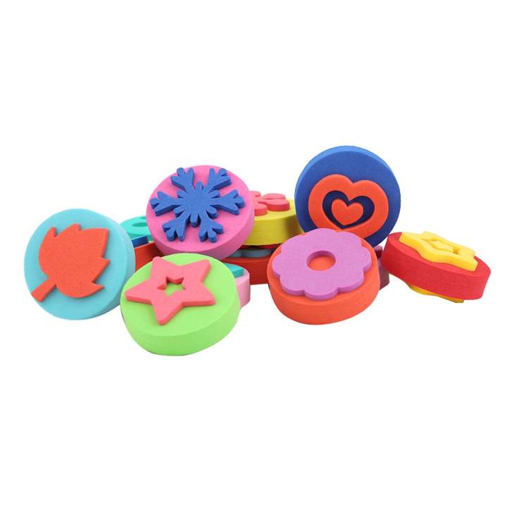 Drawing%20Sponge%20Stamp%2012pcs%20Early%20Learning%20Painting%20Seals%20Educational%20Tools%20for%20Children%20-%20Image%203