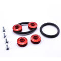 Motorcycle Chain cover fancy Nut Bolts Set 4Pcs universal fitting. 