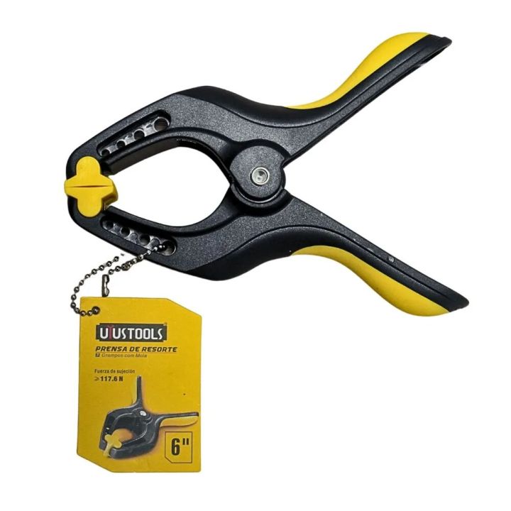 6%20Inch%20Premium%20Nylon%20Fiberglass%20Spring%20Clamp%20with%20PE%20Jaw%20Non%20Slip%20Handle%2012kg%20Clamp%20Force%20Heavy%20Duty%20Clamping%20Tool%20For%20Woodworking,%20Photography,%20DIY%20Projects%20-%20UYUSTOOLS%20PRR106%20-%20Image%206