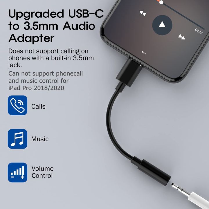 USB%20Type%20C/Lightning%20to%203.5mm%20Female%20Headphone%20Jack%20Adapter%20Converter%20Aux%20Audio%20Cable%20Headphone%20Adapter%20-%20Image%204