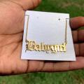 Stainless Steel Necklaces For Women Girl Angel Babygirl Princess Pendant Necklaces Gold Color Ketting Babygirl Collar. 