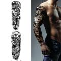 Tattoo Sticker Tattoo Sticker Environmental Protection Arm Men and Women Flower Arm New Large Waterproof Tattoo Sticker Tattoo Sticker Full Z1iR. 