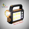 Solar Multi Light Source Portable Lamp Solar Powered & USB Charging Flashlight With Phone Charging Option Multifunctional LED Lamp With 3 Lighting Mode. 