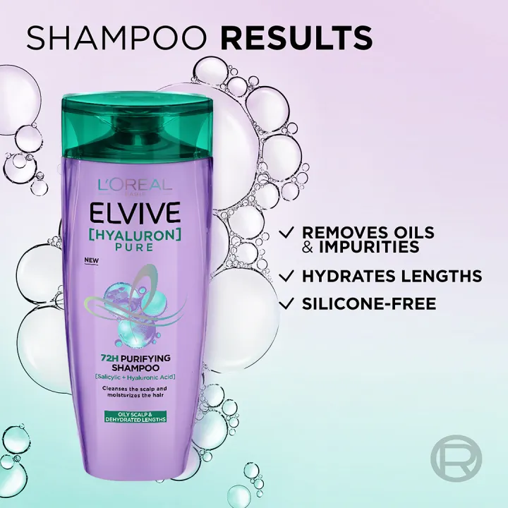 L'Oreal%20Paris%20Elvive%20Hyaluron%20Pure%20Shampoo%20-%20For%20Oily%20Scalp%20175ML%20-%20Image%203
