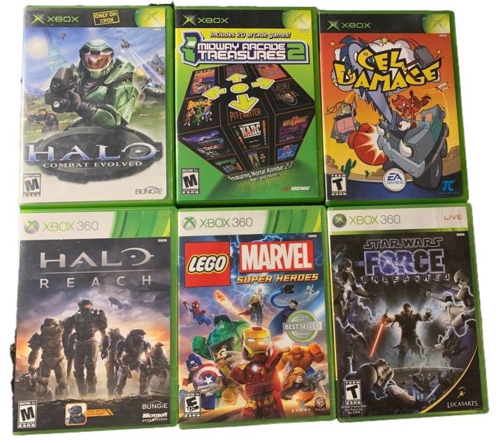 xbox games and xbox 360 games
