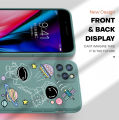 Hontinga for OPPO A5 2020 / A9 2020 Case NASA Earth Planet Astronaut Phone Case Square Edge Pattern Liquid Silicone Cases Full Cover Camera Case. 