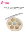 Glamorous Face Highlighter & Blusher Palette (7 Colors) – Glow & Flush in One. 