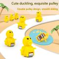 Electric Duck Climbing Stairs Toy Children Roller Coaster Toy Set With Flashing LED Light Easy To Install And Carry. 