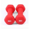 Yoga Pair Matte Dumbbells Set Ladies Training Fitness Home Gym - 2KG. 