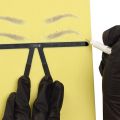 Microblading Eyebrow Tattoo Stencil Ruler Shaper Template Definition Permanent Makeup Eyebrow Measure Eyebrow Guide Tool. 