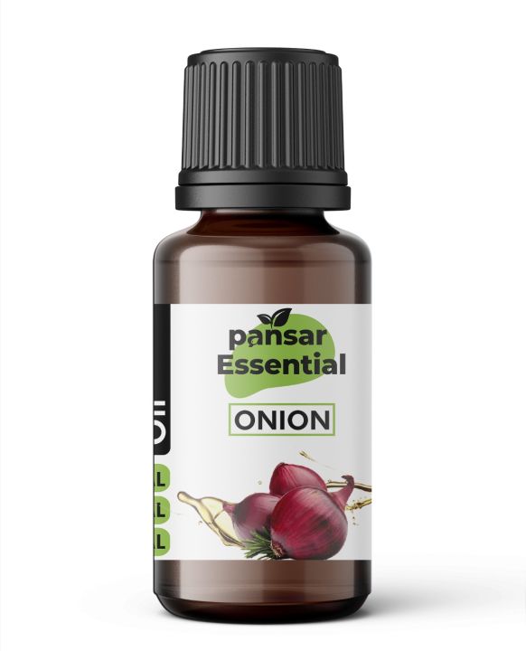 Herbal Aroma Onion Essential Oil - Aromatherapy Natural Fragrance Diffuser - All Types of Skin Use with Carrier Oil - Pure - 10 ml, 20ml, 30ml