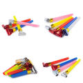 Party Blower Whistle For Birthday , party / Multicolor whistle /  Pack of 6 / large size. 