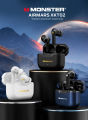 U55 Wireless TWS Earbuds Bluetooth 5.3 | HD Stereo Sound | ENC Noise Reduction | Touch Control | Type-C Fast Charging. 